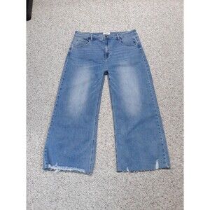 Women's Blue Wide-Leg Jeans